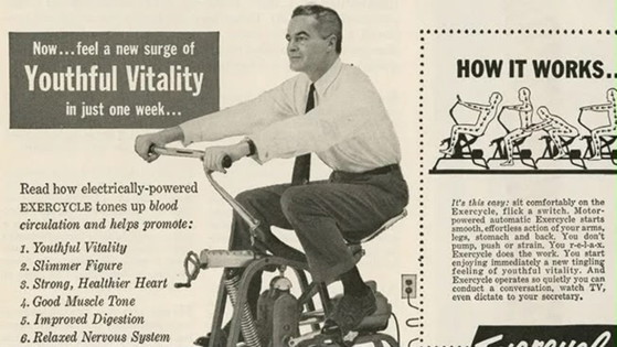 Exercycle exercise bike from 1950 – Decorative Objects, Metal (photo 3 of 5)