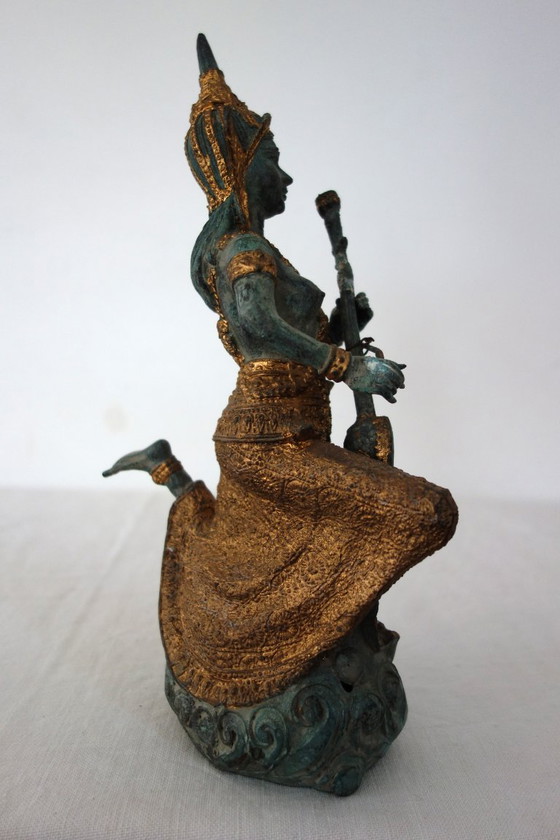 Statua in bronzo musicista divinità thailandese – Sculture (photo 6 of 13)
