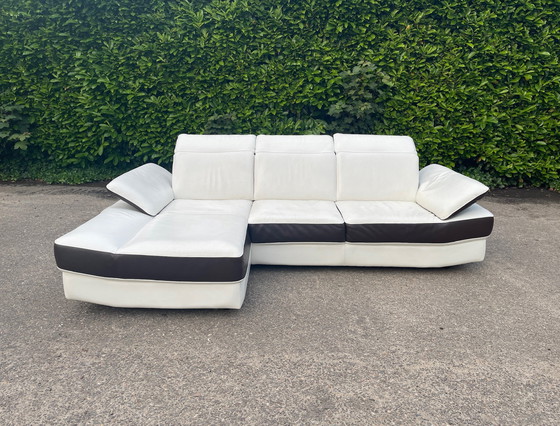 Image 1 of Schönes Chateau d'Ax Echtes Leder Ecksofa