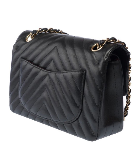 Image 1 of Borsa CHANEL Timeless/Classique en Cuir Noir - 103317