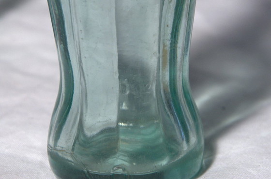 Vintage Coca-Cola Bottles in Ice Blue Glass, Arabic Script, 19cl – Decorative Objects (photo 5 of 5)