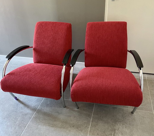 2 poltrone Gelderland 5470 disegnate da Jan des Bouvrie, come nuove