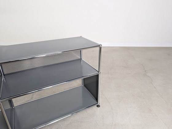 Image 1 of Original USM Haller 2x2 Sideboard Fritz Haller grau TV Board