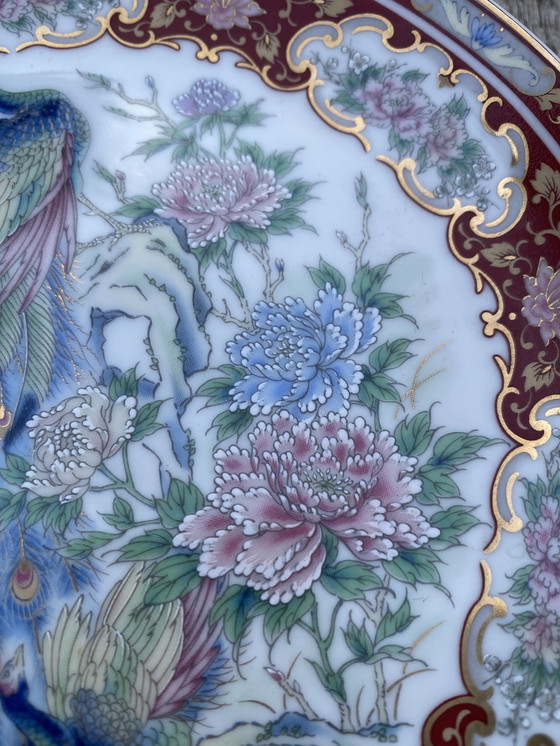 Image 1 of Chinese vintage peacock plate