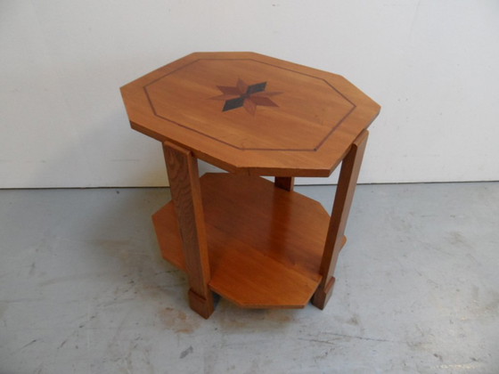 Image 1 of Art Deco Cherry Side Table