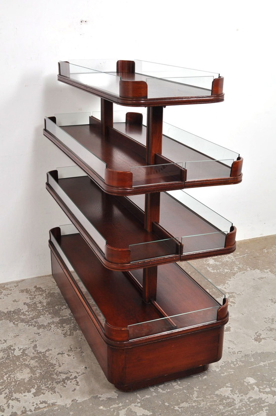 Image 1 of Vintage Etagere Mahogany 1950s