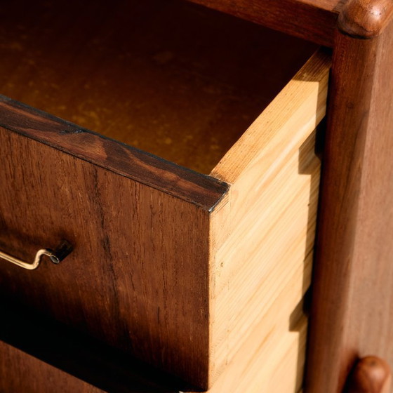 Image 1 of MK11132 Gerestaureerde dressoir van teak en eikenhout