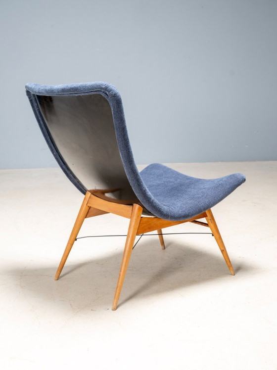 Image 1 of Fauteuils Coquille par Miroslav Navrátil, Český Nábytek, 1960 - Set de 3