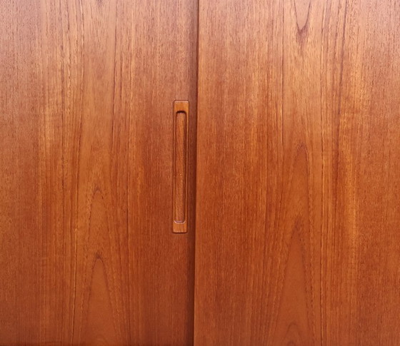 Image 1 of Deens vintage design teak highboard met lades, 1960s