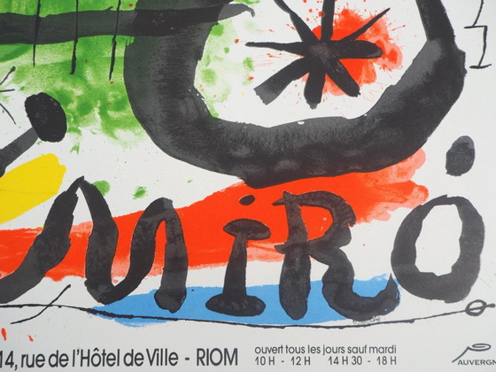 Joan Miró: Surrealist Green Figure, Signed Lithograph – Lithographs & prints, Paper (photo 3 of 6)