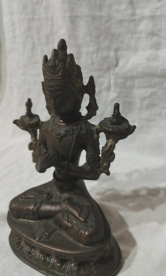 Image 1 of Divinité bouddhiste himalayenne en geste mudra
