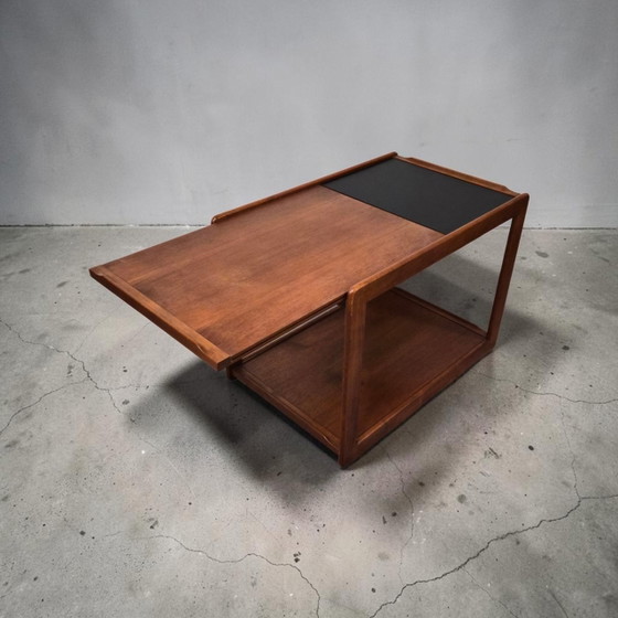 Chariot de bar en teck extensible, style milieu du XXe siècle, Danemark, années 1960 – Sika Mobler, Dessertes (photo 4 of 9)