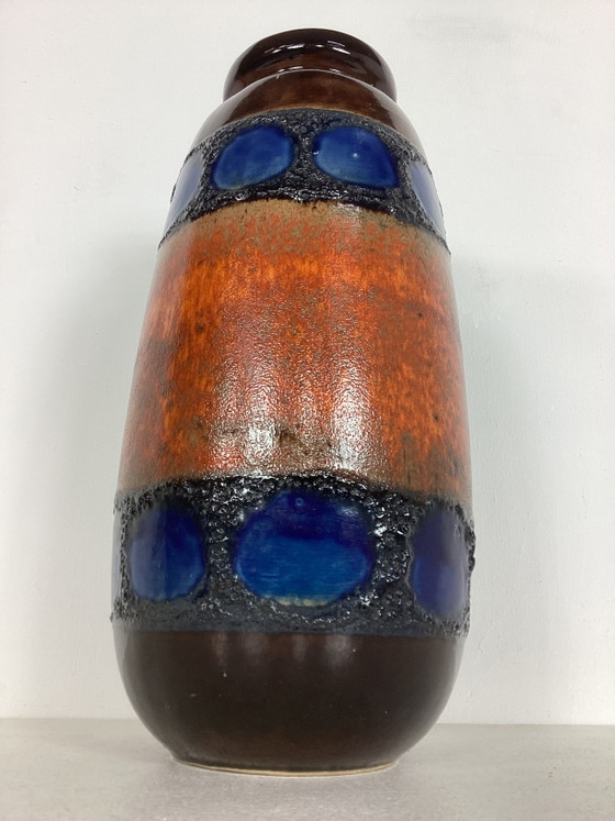 Image 1 of Vintage large West Germany fat lava vase, seventies