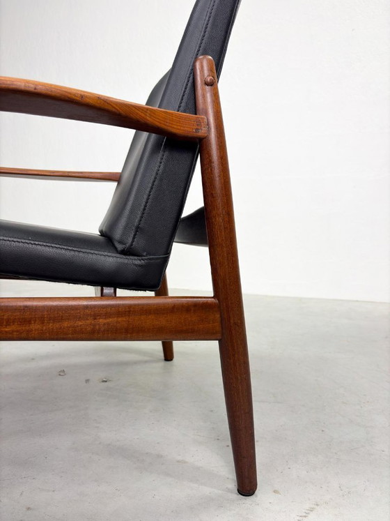 'Viken' Armchairs by Tove & Edvard Kindt Larsen for OPE – Leather, Wood (photo 19 of 20)