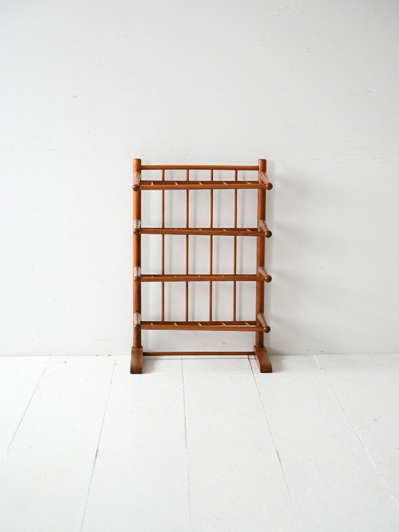 Image 1 of Portariviste vintage scandinavo in betulla, anni '40