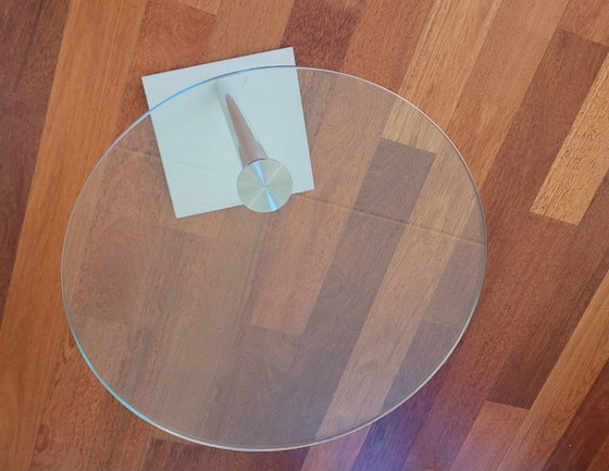 Image 1 of 2 Glazen ronde bijzettaffeltjes van glas