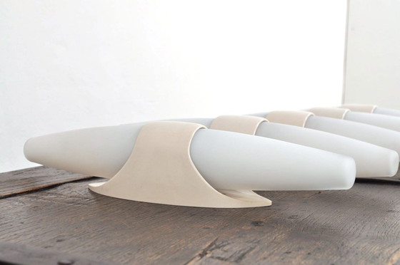 Image 1 of Vintage opaline / bakelieten wandlampen Bo-Niko