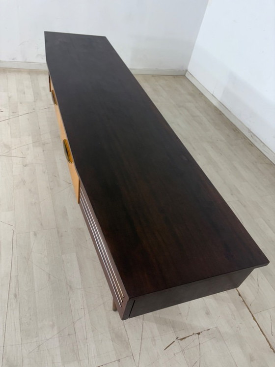 Image 1 of Mid Century Sideboard Longboard Armoire Vintage