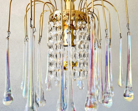 Image 1 of Lampadario a goccia vintage