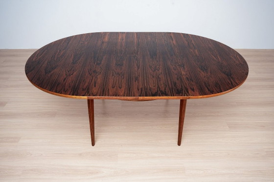 Eetkamerset uit het midden van de jaren 60, 6 Carlton fauteuils van Låte Møbelfabrikk en uitschuifbare tafel (photo 8 of 24)