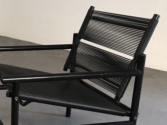 Twee Fly Line loungestoelen, G. Belotti voor CMP Padova – Stoelen / fauteuils, Metal, Plastic (photo 7 of 11)
