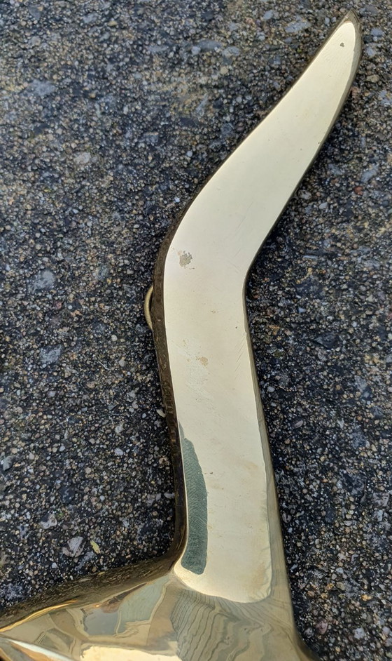 Image 1 of 3x Messing vogel wanddecoratie 