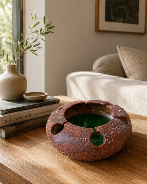 Ceramic trinket tray by M.Lodereau, 1970