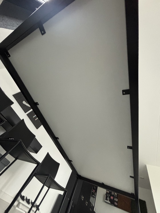 Image 1 of Table à manger Metaform avec 6 chaises en cuir