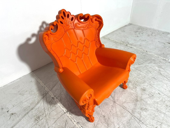 2x Slide Queen Of Love Armchairs - Moro & Pigatti - Set of 2 - Orange - Indoor & Outdoor – Plastic (photo 5 of 7)