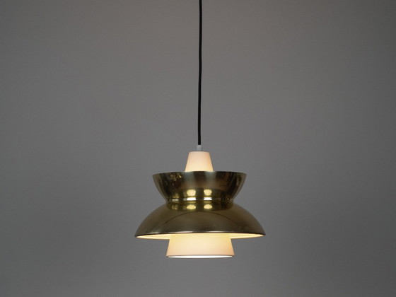 Coppia di 2 Lampade a Sospensione Vintage Danesi Doo Wop di Henning Klok, Louis Poulsen, anni '40 – Aluminium (photo 4 of 14)