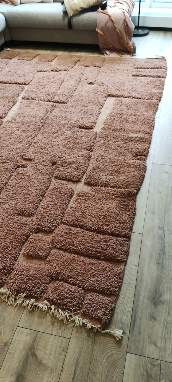 Image 1 of Berber carpet flood rug new wool 200 cm x 300 cm Moroccan