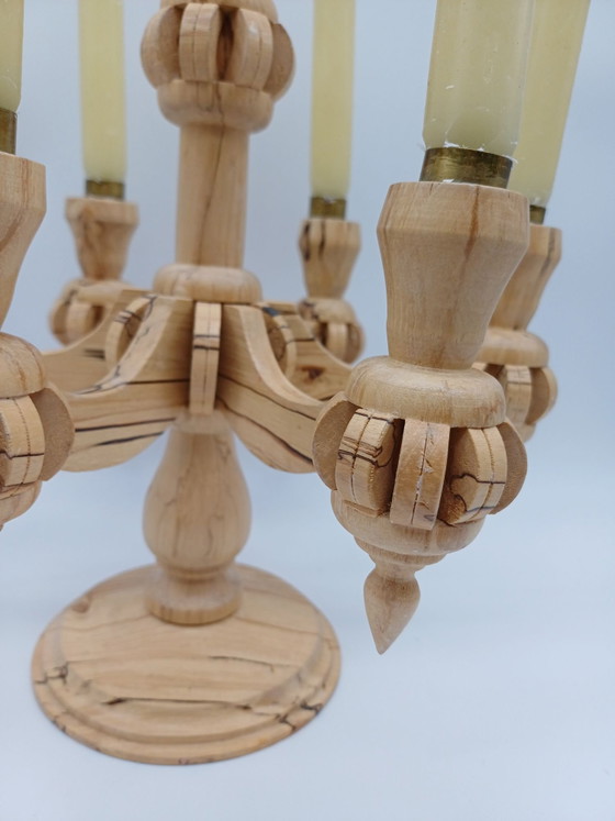 Bellissimo portacandela in legno scandinavo – Rolf Axelsson, Portacandele, Ottone (photo 3 of 14)