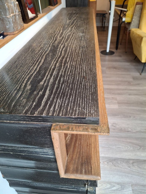 Image 1 of Rare Modernist sideboard 1950 Stamped, Maxime Meniel in Paris