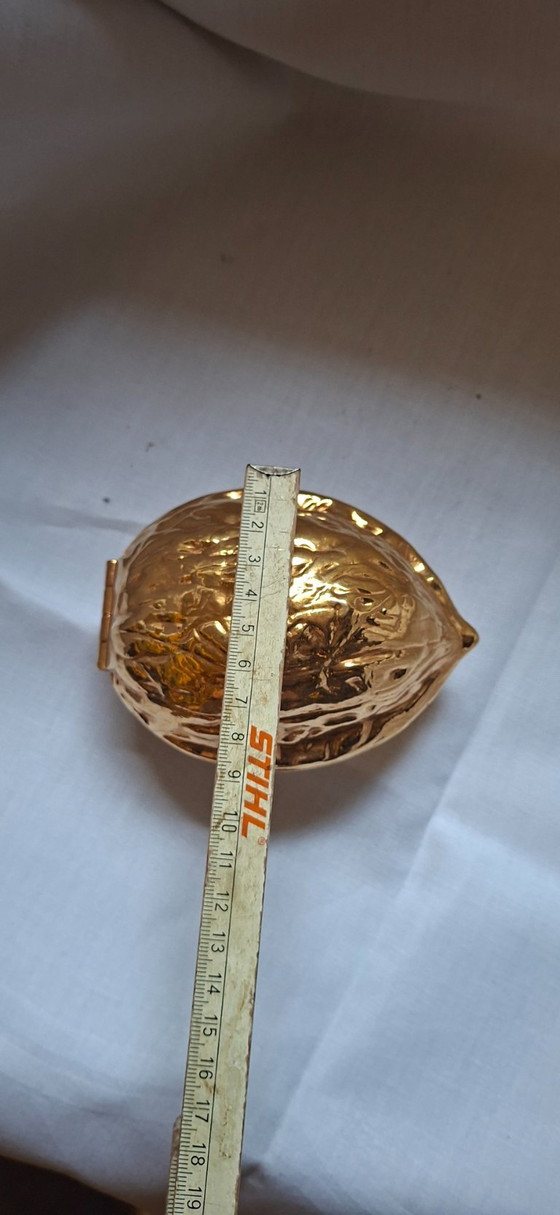 Gouden walnotenkraker, vintage barkleding – Tafelaccessoires, Metal (photo 4 of 5)