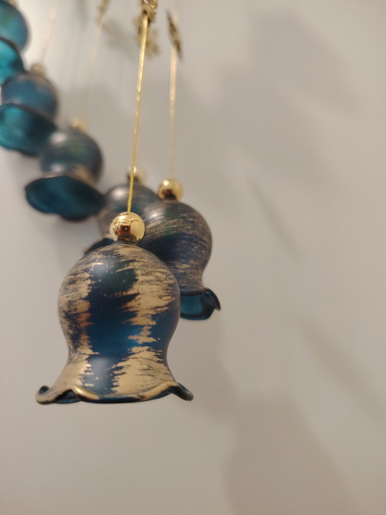 Image 1 of Campanelli eolici in vetro vintage Austen Glass Art con confezione originale