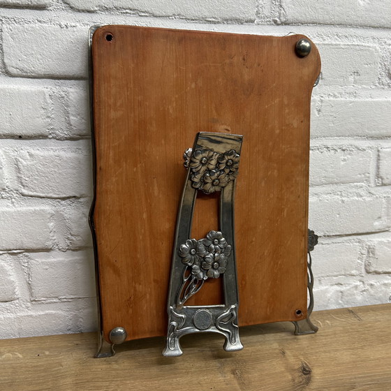 Image 1 of Miroir ancien Art Nouveau Jugendstil "Le premier coucou" Miroir Echo