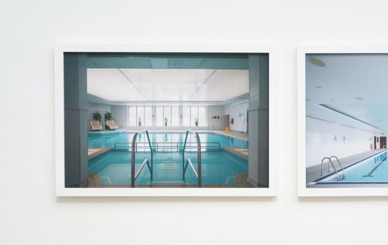 Image 1 of Empty Swimming Pool — color framed photograph 70x100cm