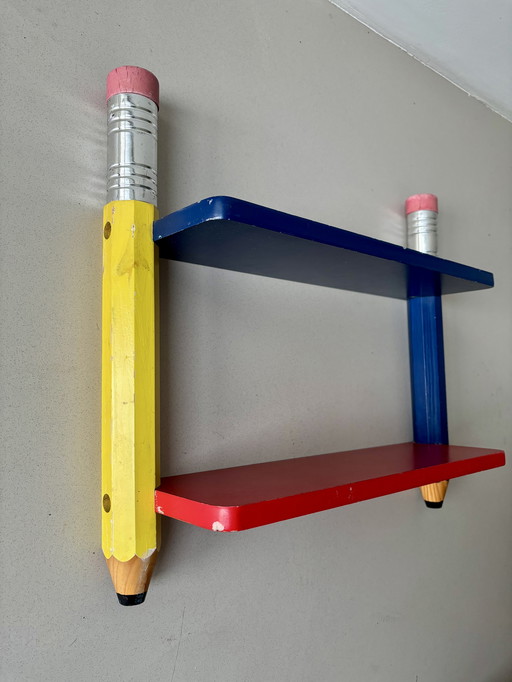 Vintage Pierre Sala potloodrek Memphis stijl jaren 80