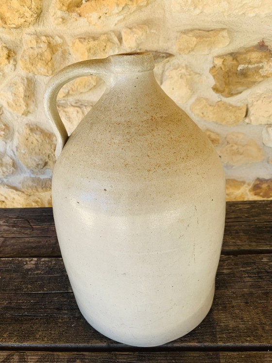 Image 1 of Antica brocca in gres da 2 g con fiocco di neve, F. H. Cowden, Harrisburg, 1880 ca.