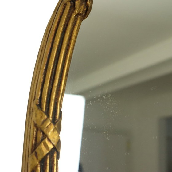 Image 1 of Specchio ovale francese con fiocco Luigi XVI