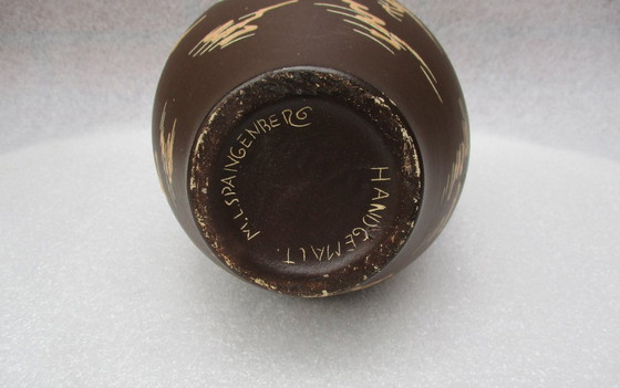 Image 1 of Sparenberg vase, glaze painted, collector, Germany 1950.