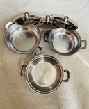 Set van drie vintage Gero Zilmeta dekschalen