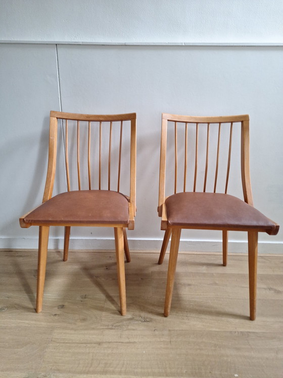 Image 1 of 2 x Mid Century Stühle 1950er/60er Jahre
