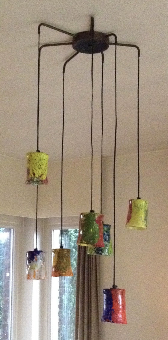 Lampadario a 7 lampade di Barovier&Toso – Barovier & Toso, Glass, Brass (photo 3 of 6)