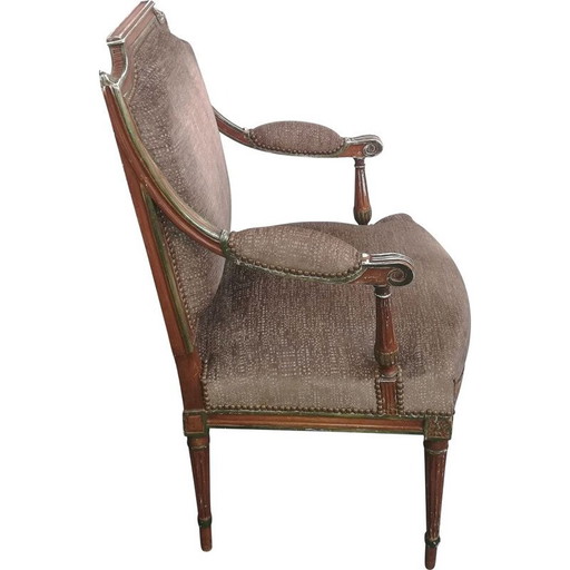 Poltrona vintage in stile Luigi XVI