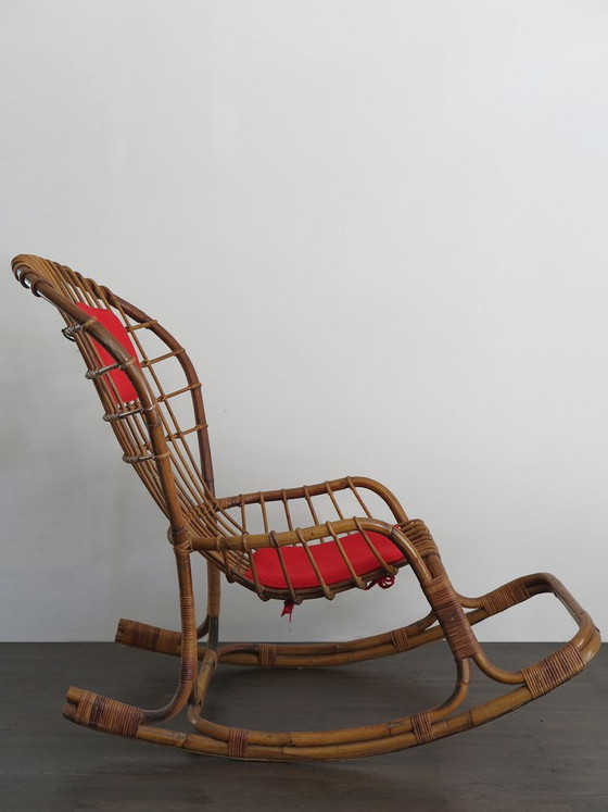 Rocking chair en bambou Haruki Miyajima, années 60 – Pierantonio Bonacina (photo 2 of 13)