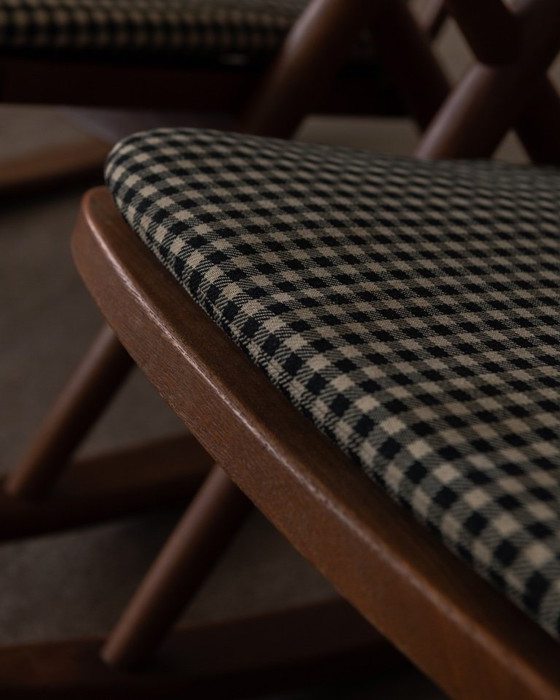 Image 1 of Dänischer Teak-Schaukelstuhl Modell 182 von Frank Reenskaug für Bramin, 1950er Jahre