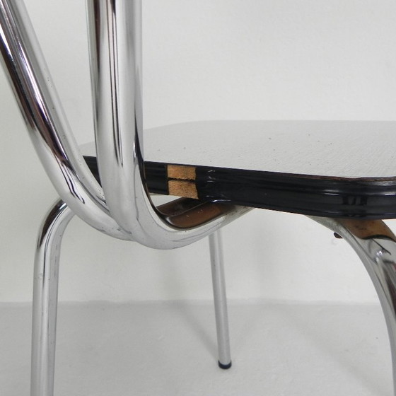 Image 1 of Set van 4 formica eettafel stoelen, jaren 60