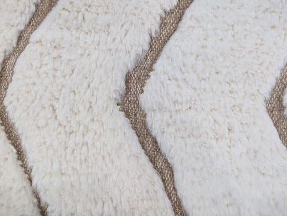 Image 1 of Berberteppich – 259 cm x 160 cm – weiße Wolle