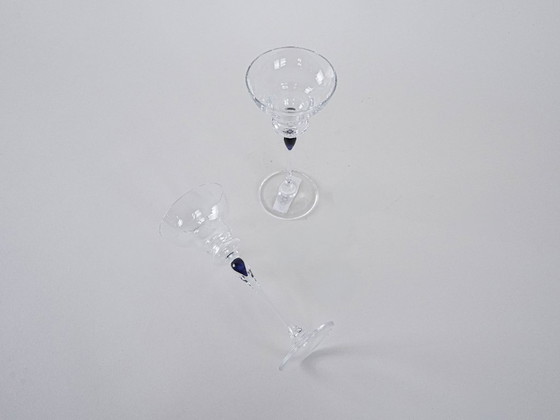 Image 1 of Set van twee glazen, Deens design, jaren 70, vervaardigd in Denemarken.